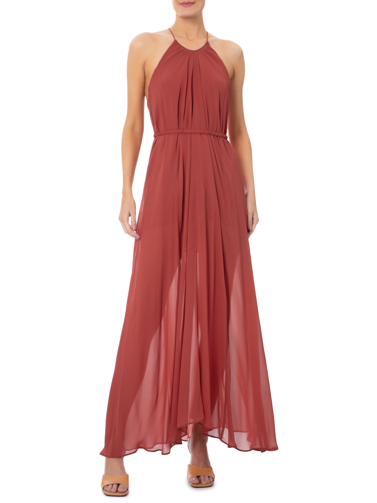 Vestido Frente Única Ggt Vermelho Animale Jeans