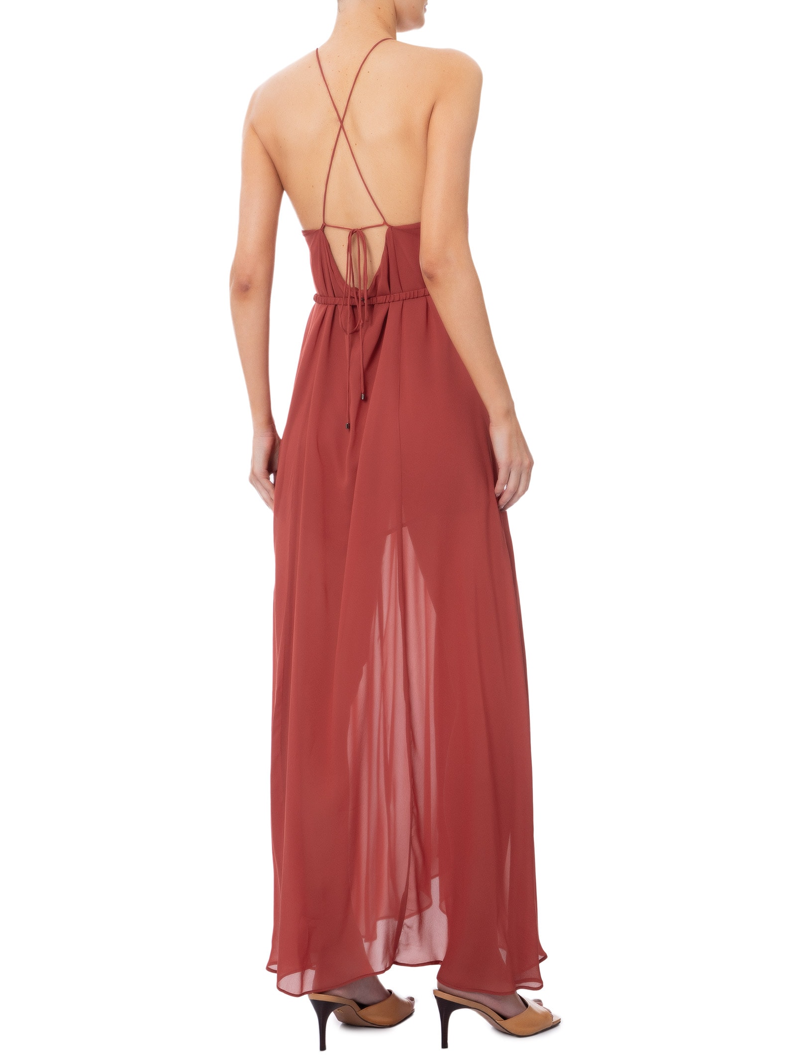 Vestido Frente Única Ggt Vermelho Animale Jeans