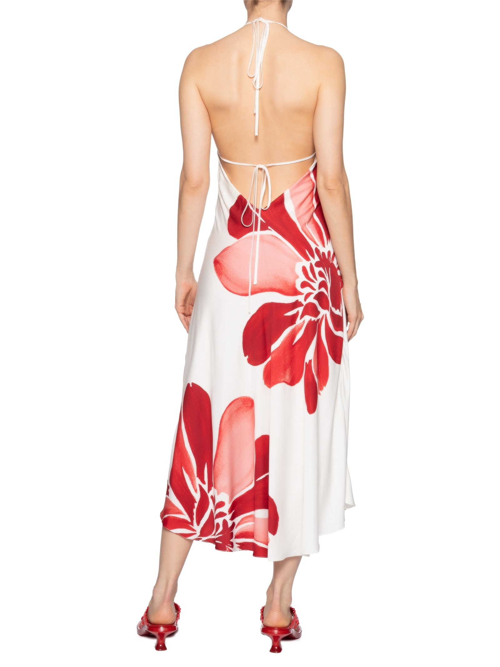 Vestido Frente Única Jardim de Amo – Vermelho Farm