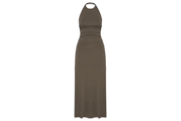 Vestido Frente Única - Marrom