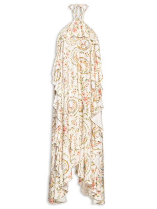 Vestido Frente Única Relicário – Bege