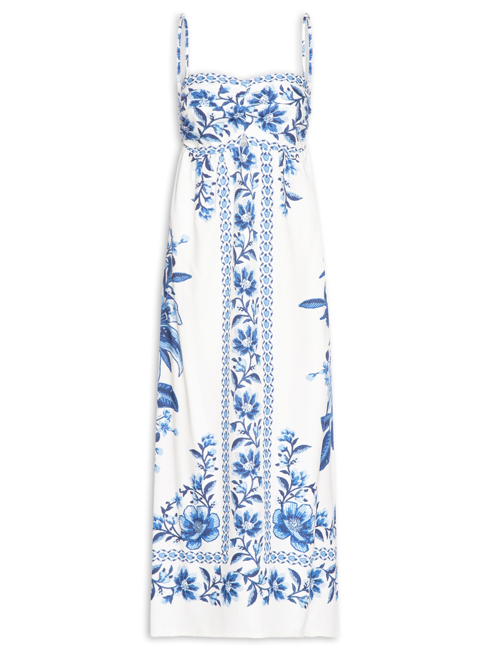 Vestido Fruta De Verão Branco Farm