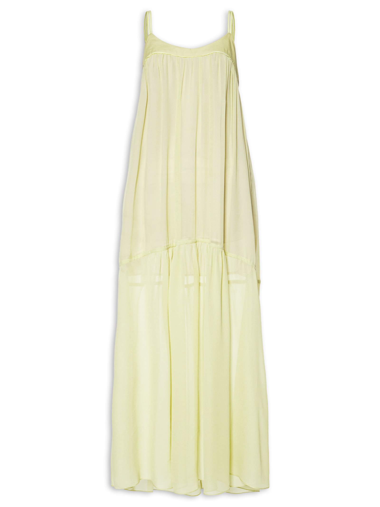 Vestido Ggt Pala Tricoline Verde Animale Jeans