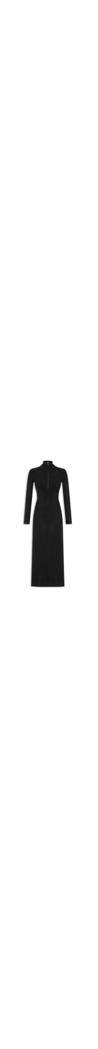 Vestido Gola Alta Andrea - Preto