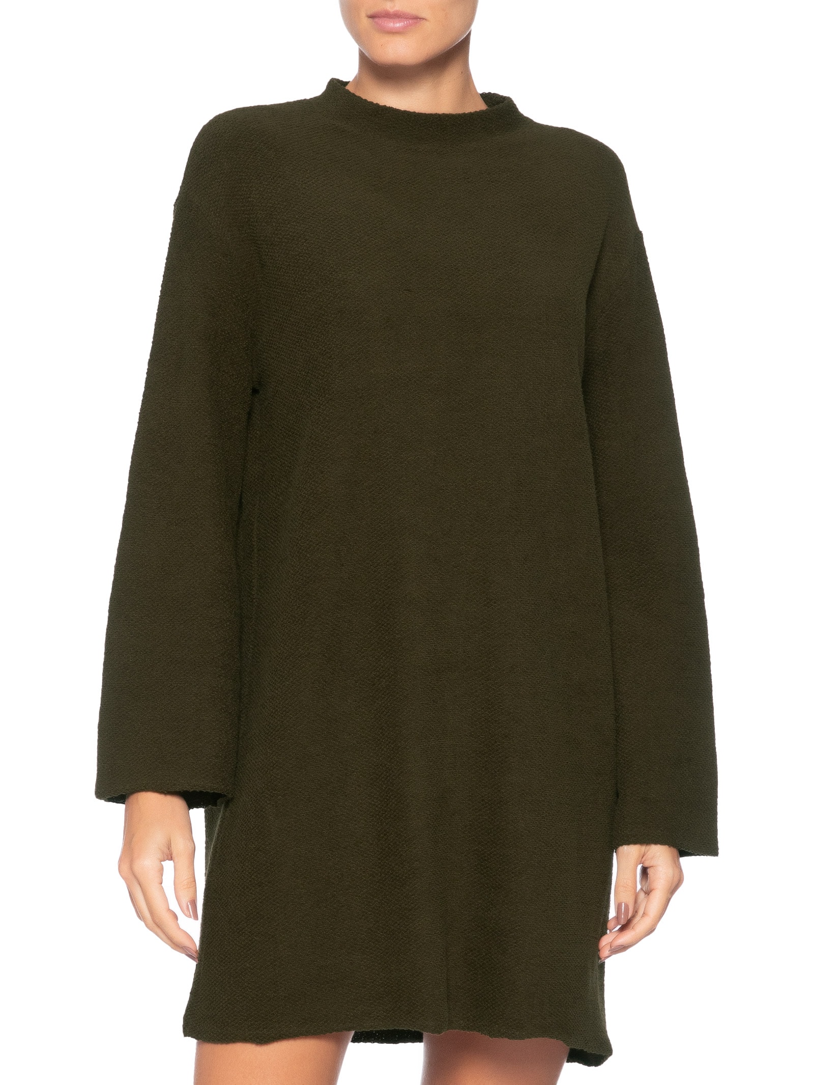 Vestido Gola Eco Comfy Marrom Osklen