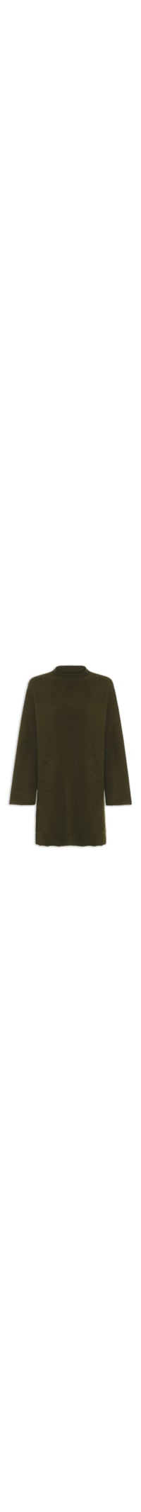 Vestido Gola Eco Comfy - Marrom