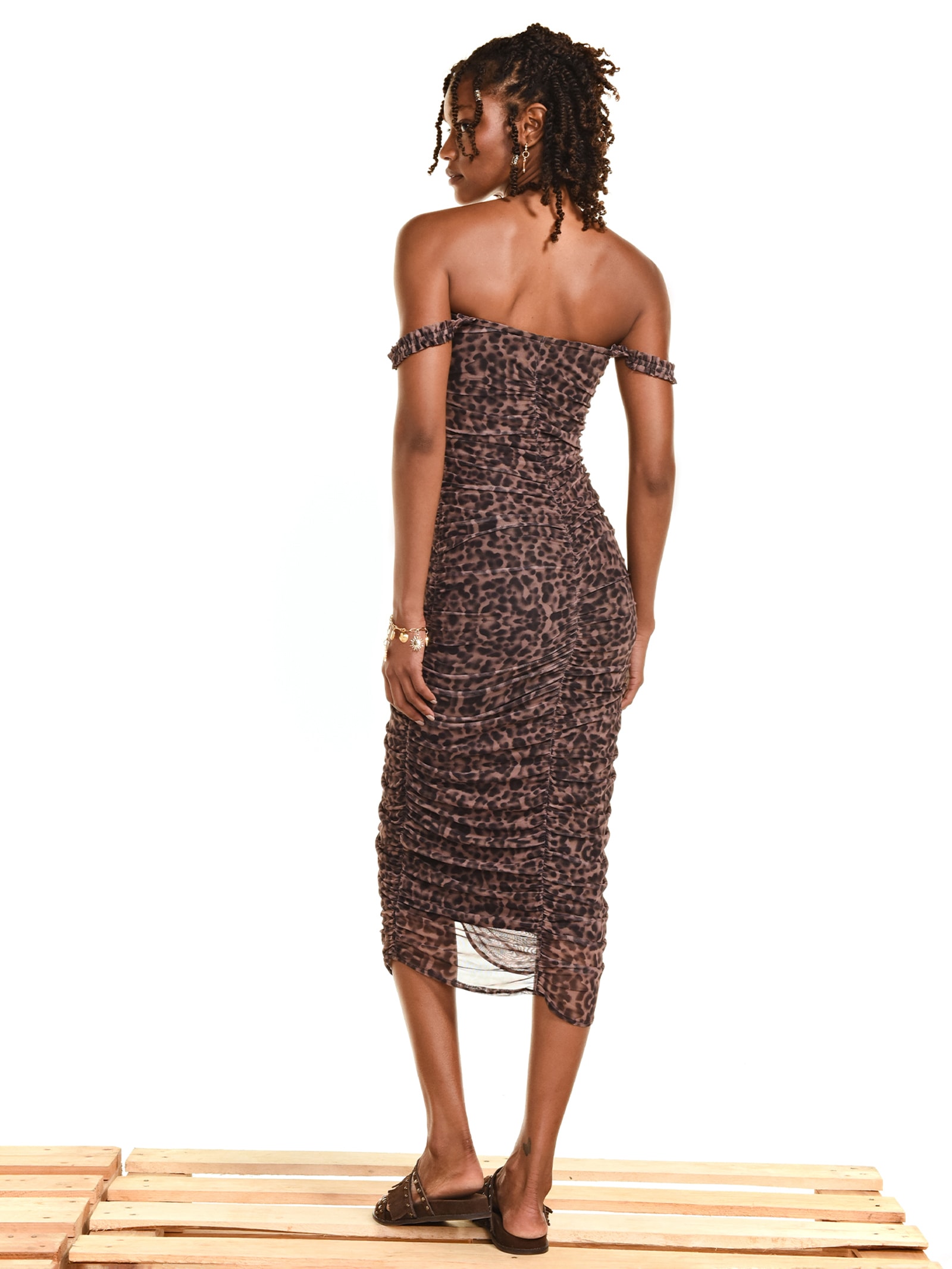 Vestido Hala Animal Print Triya