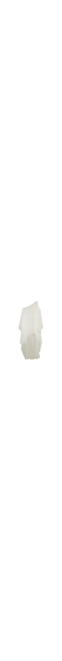 Vestido Hera Em Seda Maat Off White - Bege