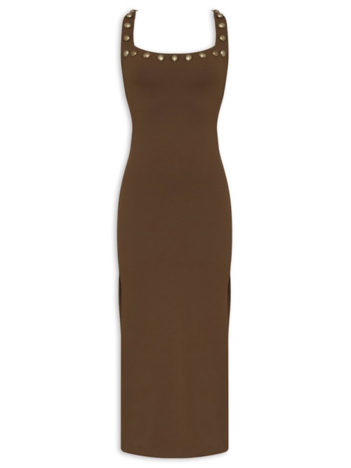 Vestido Hera - Marrom