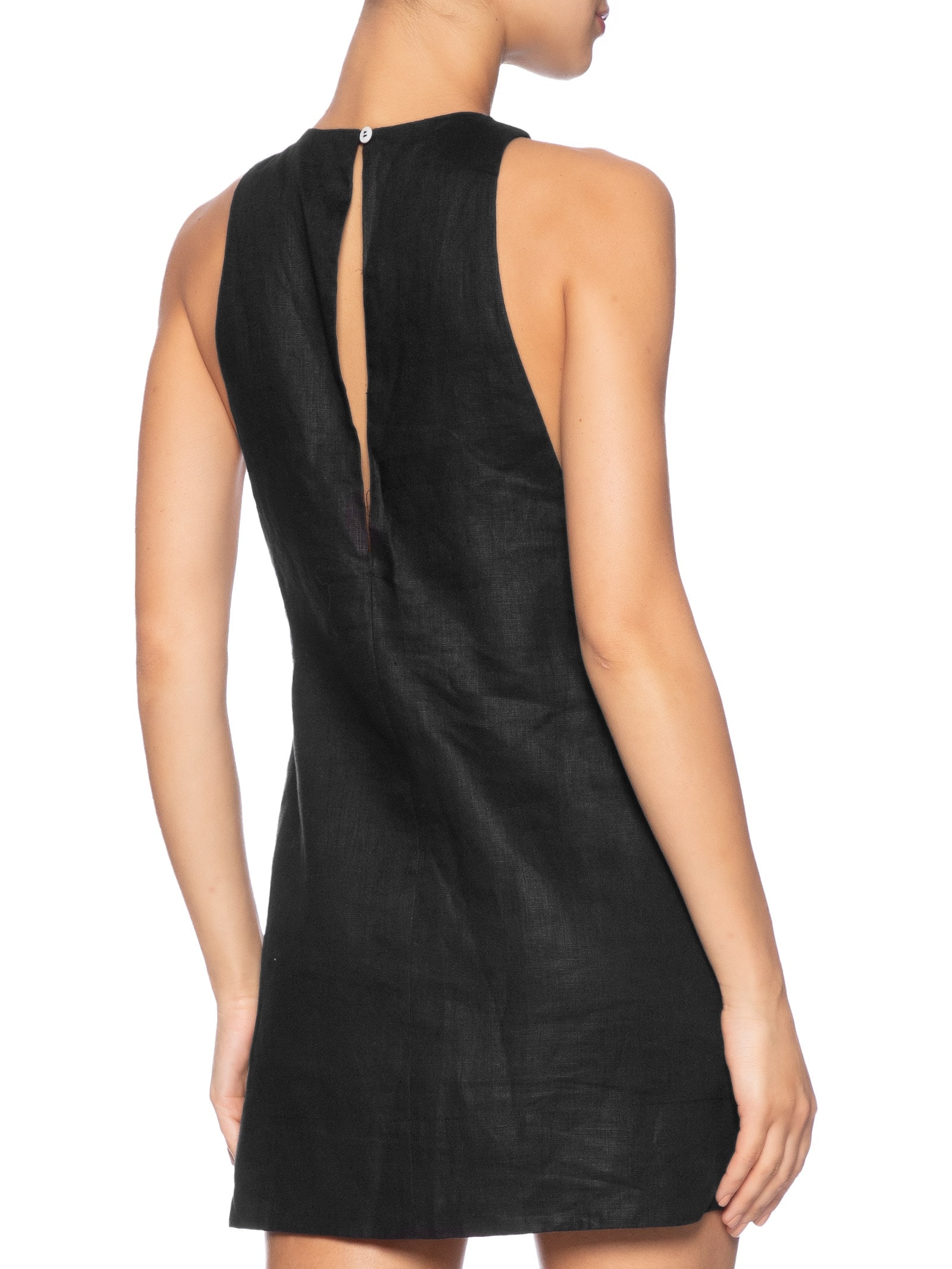Vestido Iva Linho Preto Haight