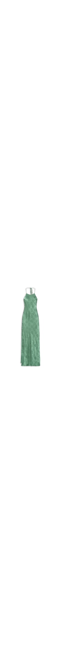 Vestido Jacquard Conchas - Verde