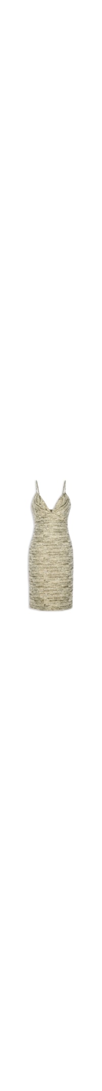 Vestido Jacquard - Dourado