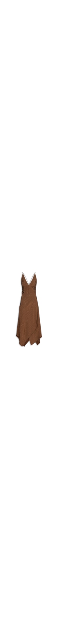 Vestido Jacquard - Marrom