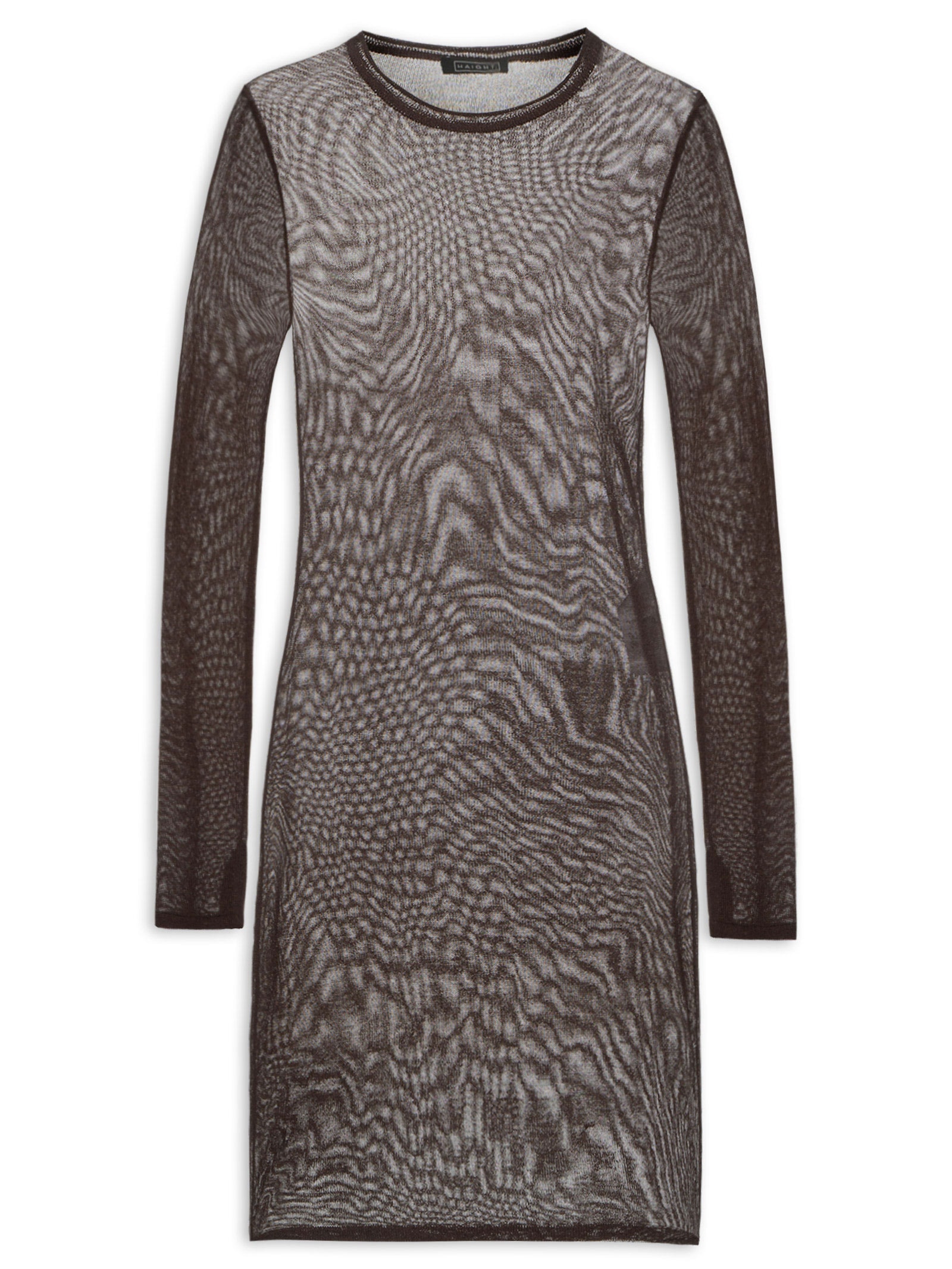 Vestido Jane Tricot Marrom Haight