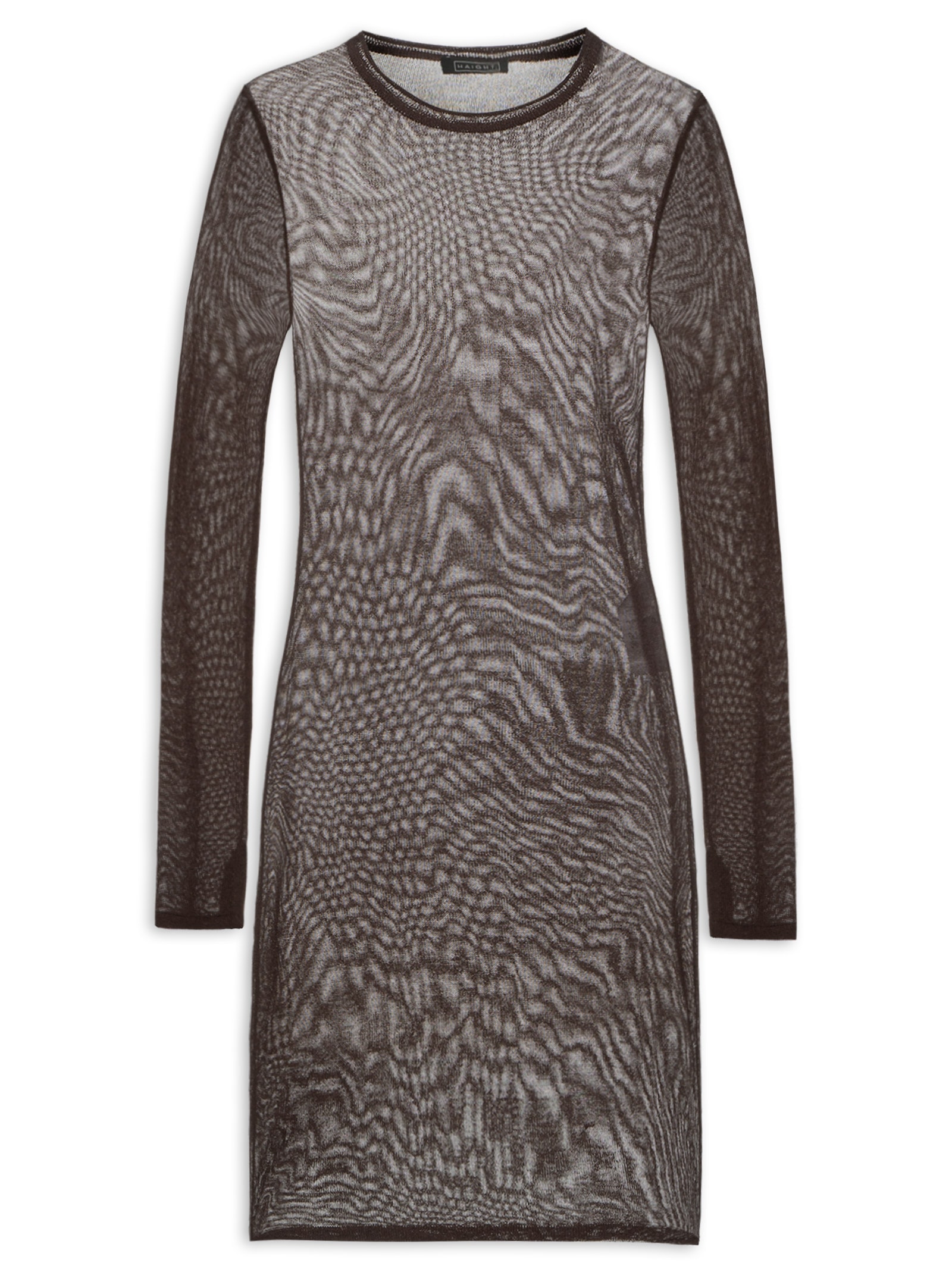 Vestido Jane Tricot Marrom Haight