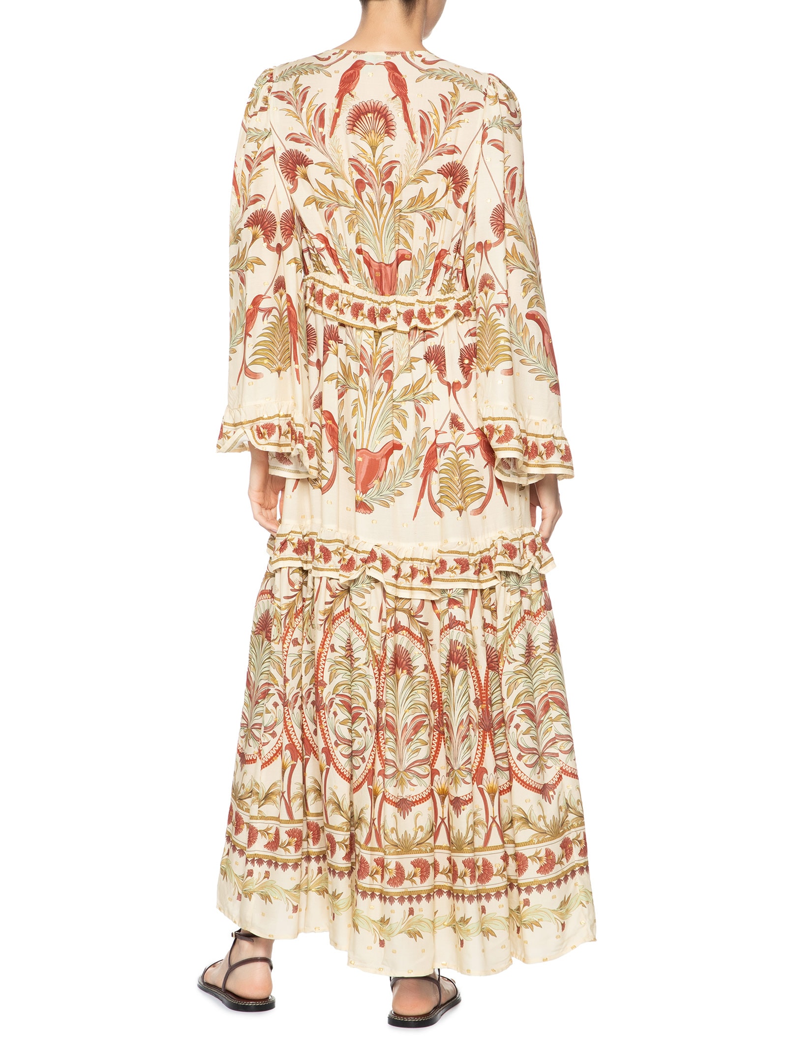 Vestido Jardim Louise Bege Farm