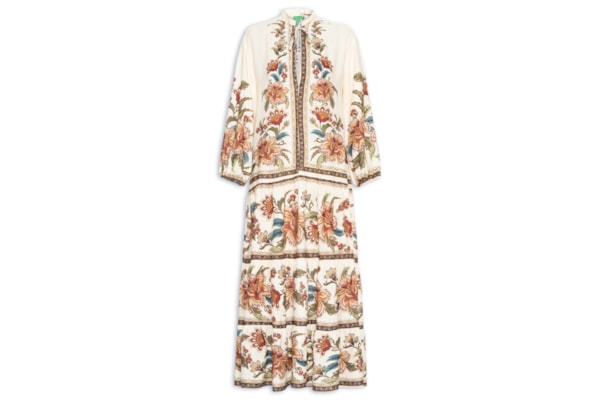 Vestido Jardim Majestoso - Bege