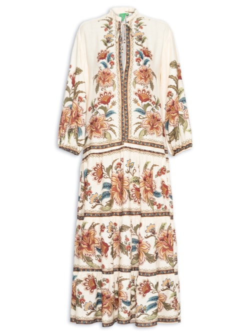 Vestido Jardim Majestoso – Bege