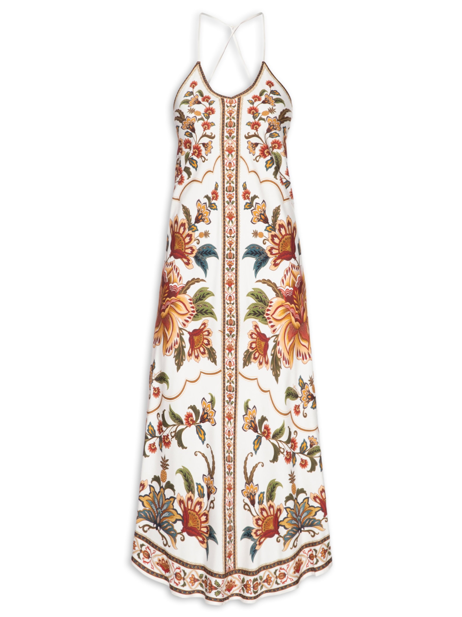 Vestido Jardim Majestoso Off White Farm