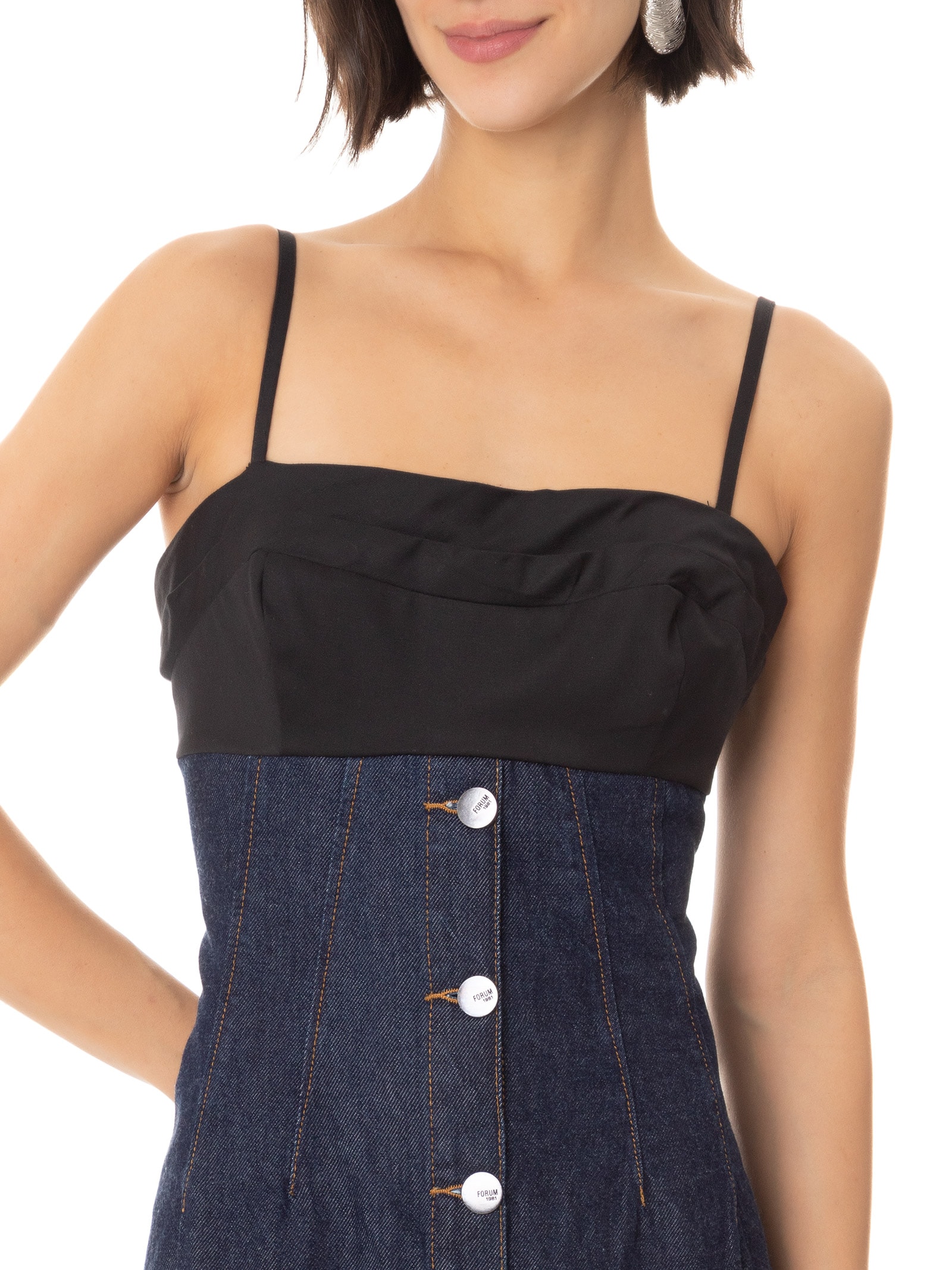 Vestido Jeans Azul Forum