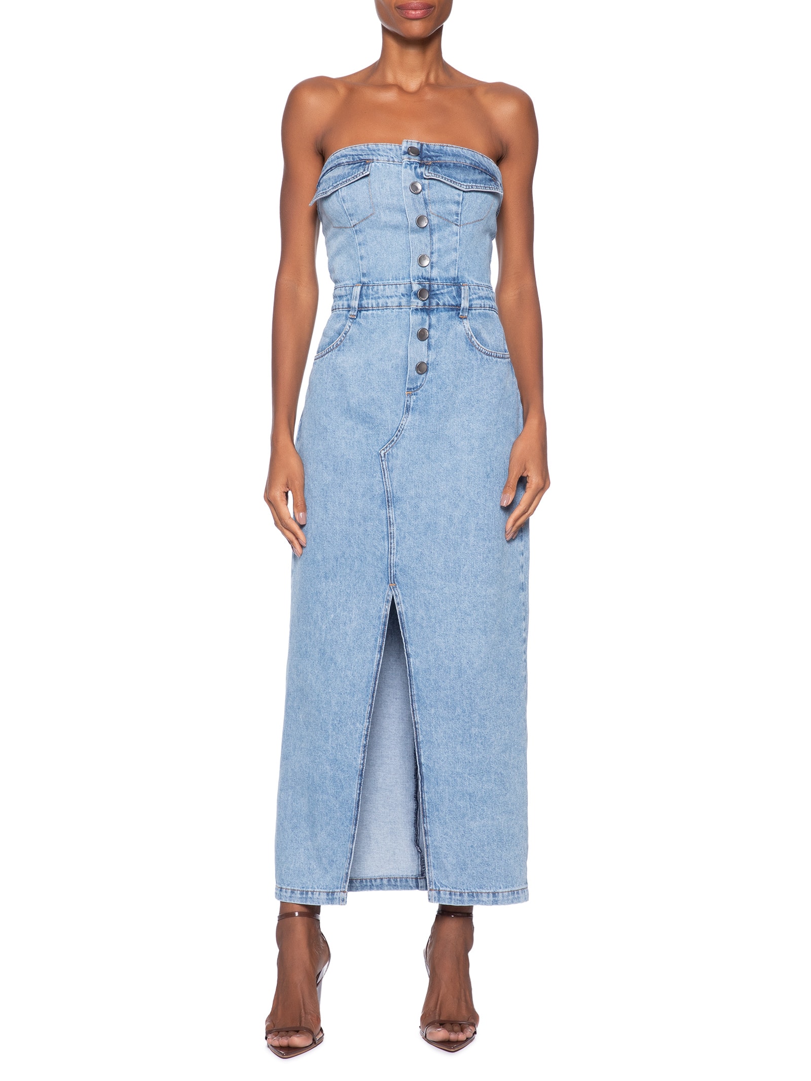 Vestido Jeans Azul Forum