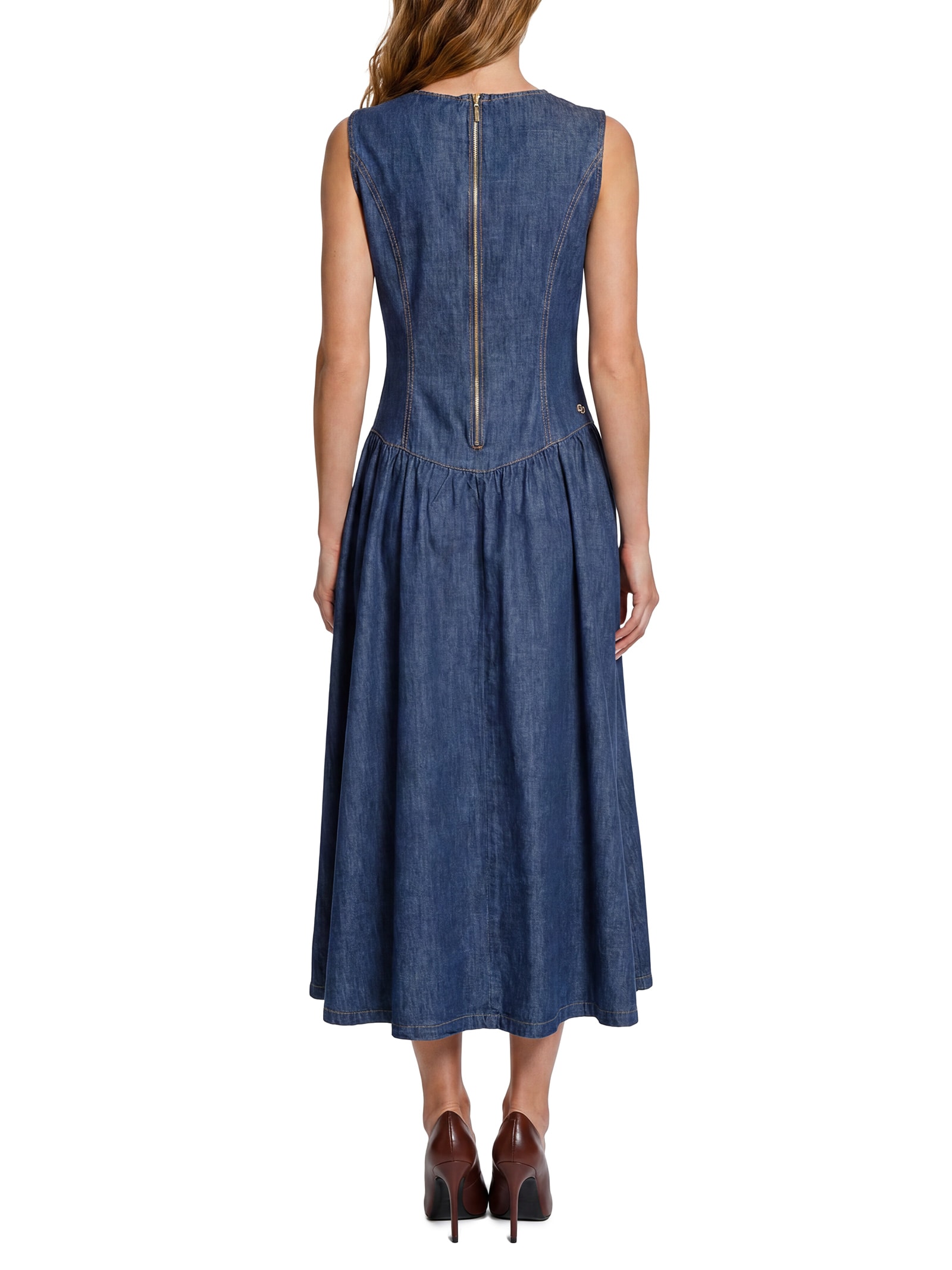 Vestido Jeans Azul Colcci
