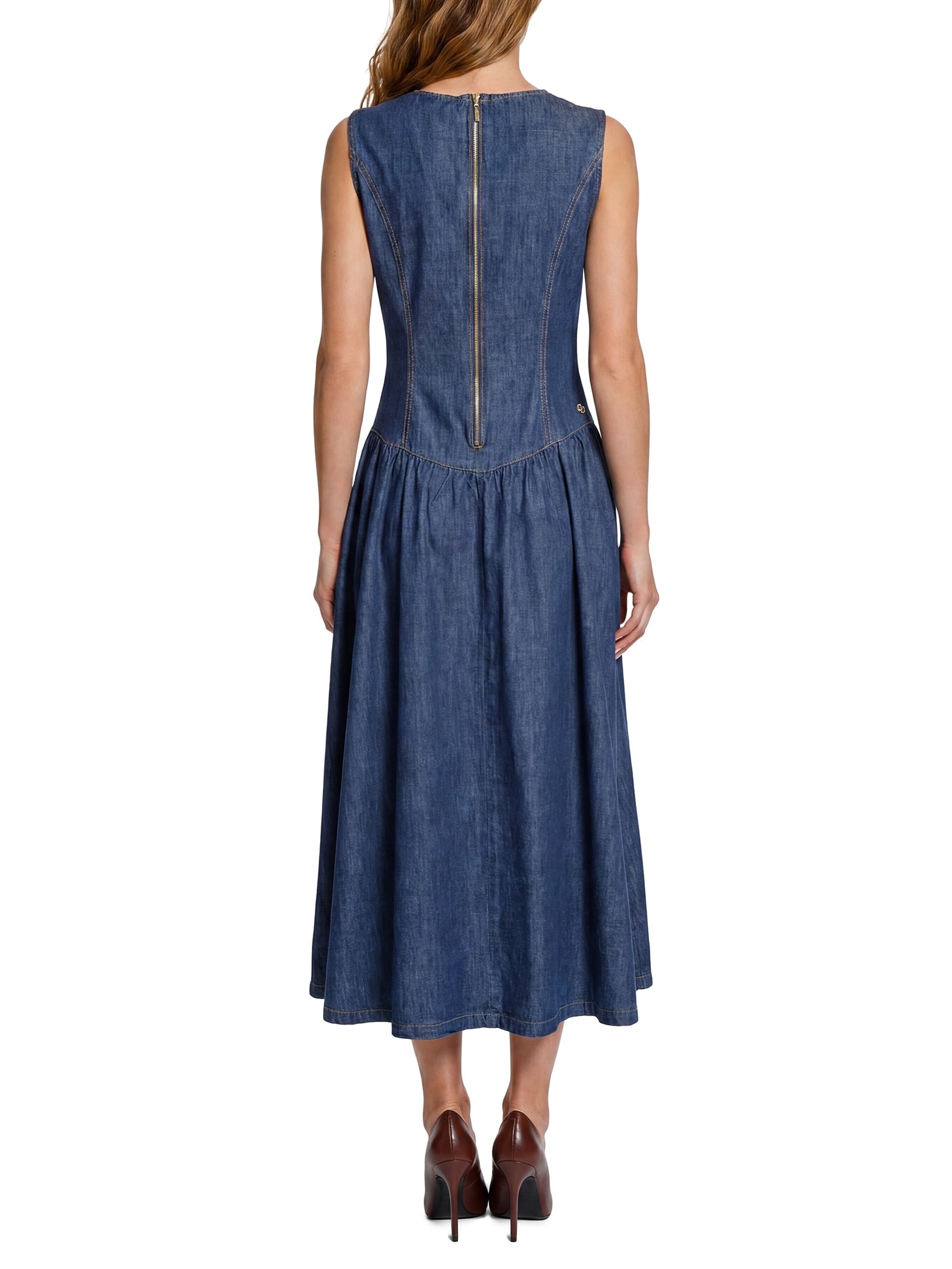 Vestido Jeans Azul Colcci