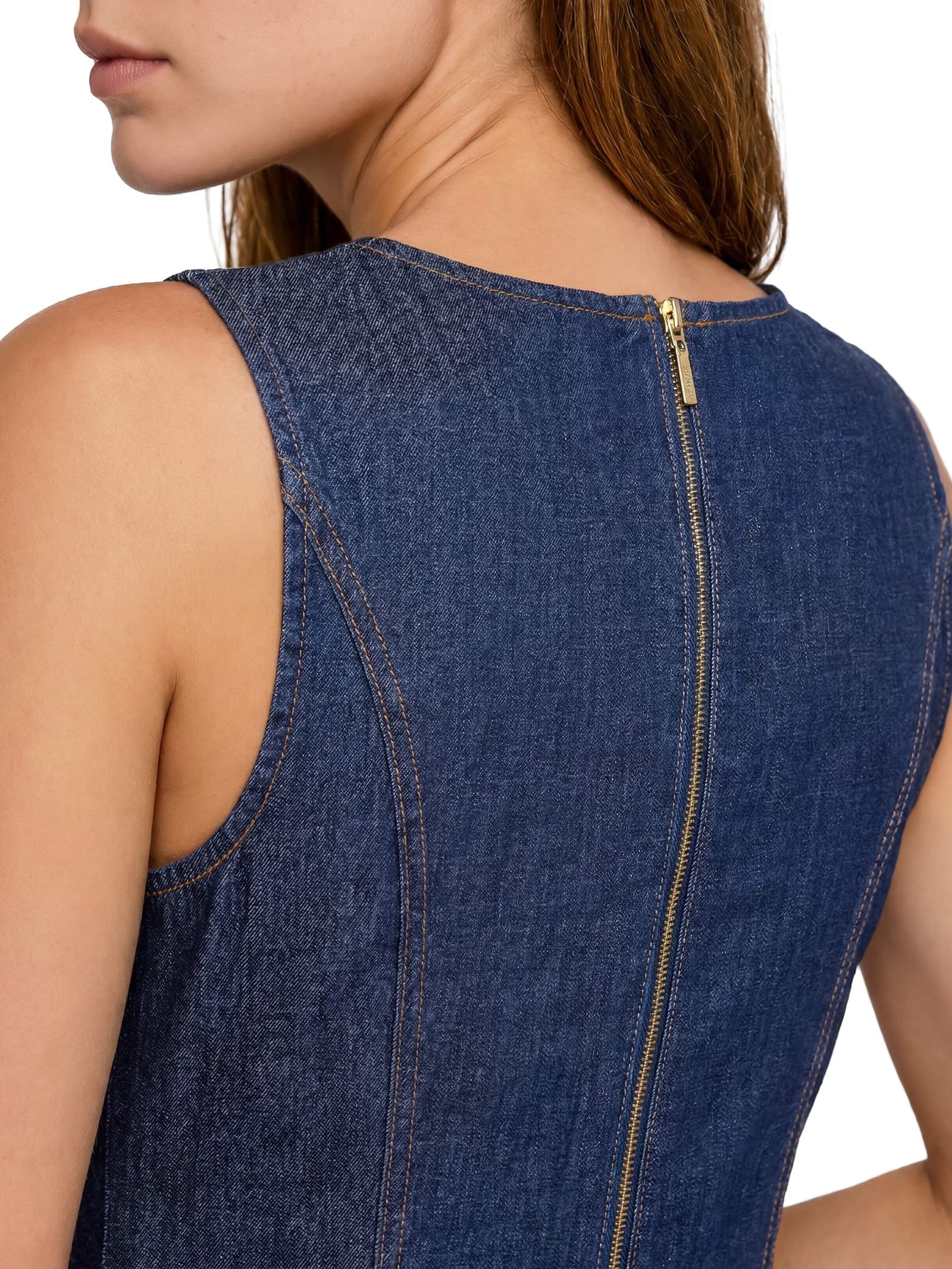 Vestido Jeans Azul Colcci