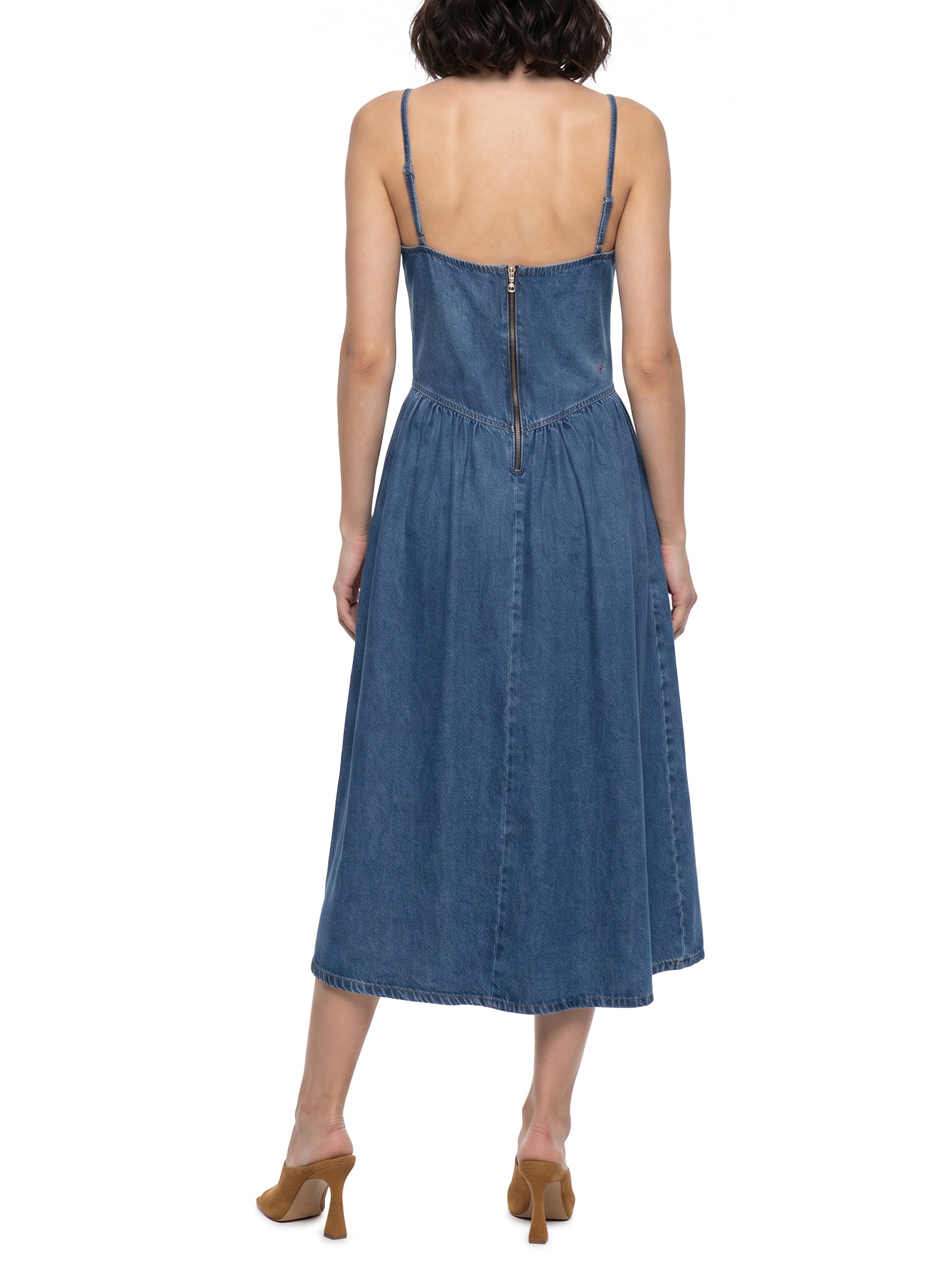 Vestido Jeans Azul Colcci