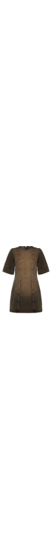 Vestido Jeans Brown Denim - Marrom