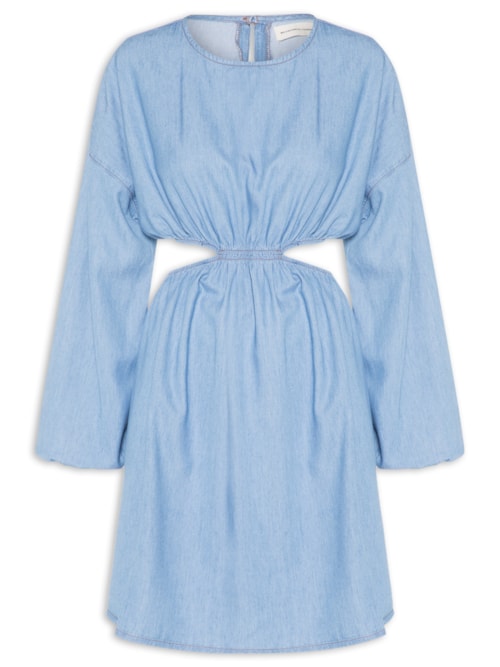 Vestido Jeans Curto - Azul