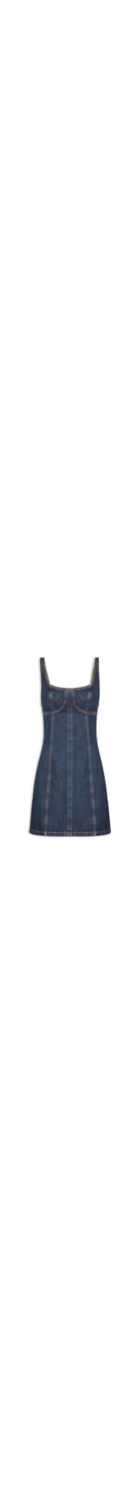 Vestido Jeans Curto - Azul