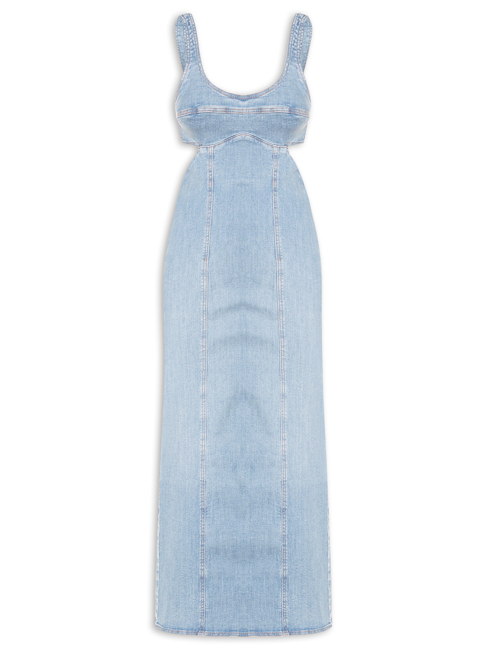 Vestido Jeans Super Midi Azul My Favorite