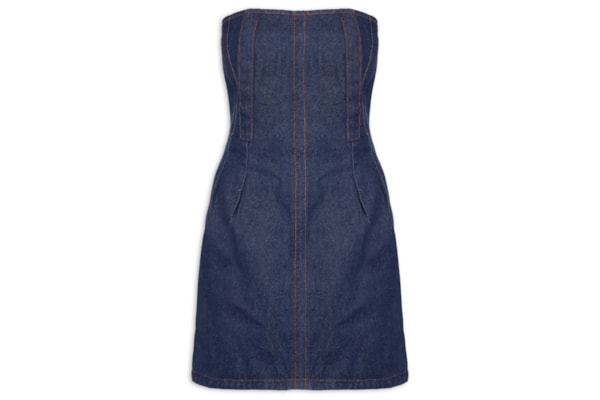 Vestido Jeans Tulipa - Azul