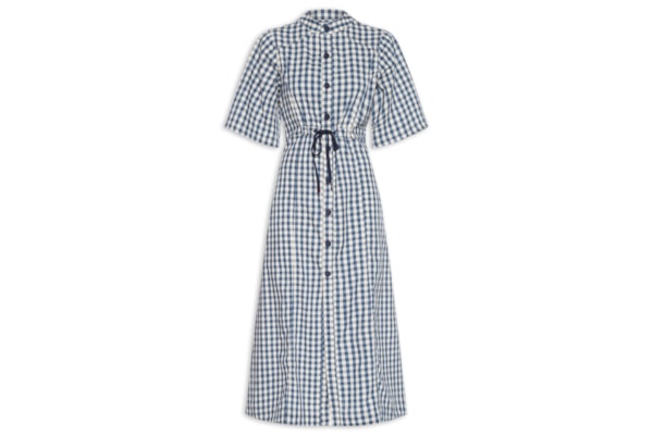 Vestido Jeans Vichy - Azul