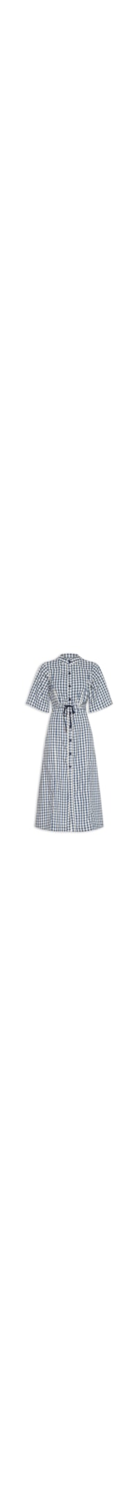 Vestido Jeans Vichy - Azul