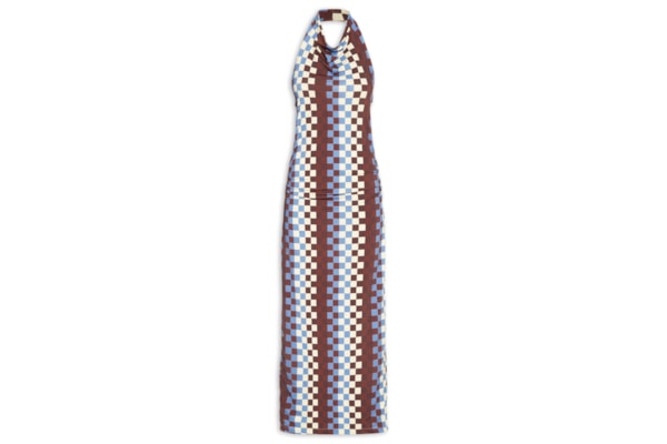 Vestido Jersey Estampa Harmonia - Marrom