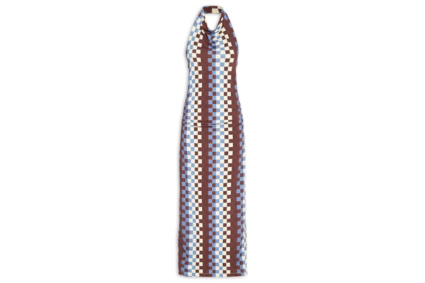 Vestido Jersey Estampa Harmonia - Marrom