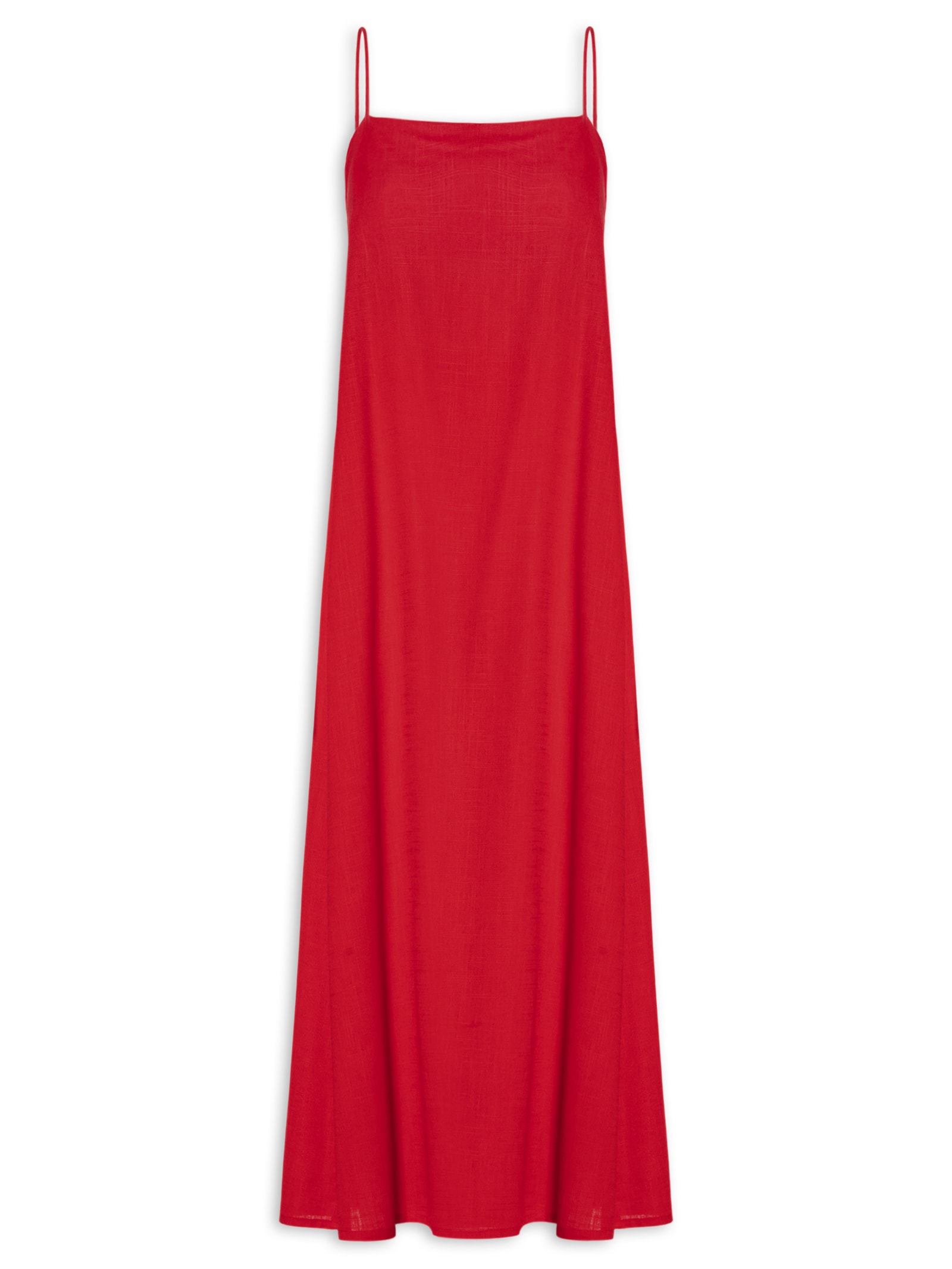 Vestido Julia Porto Pimenta Vermelho Panô