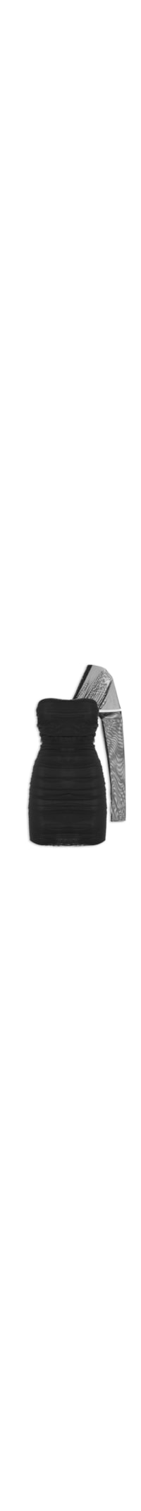 Vestido Justo Manga Longa - Preto