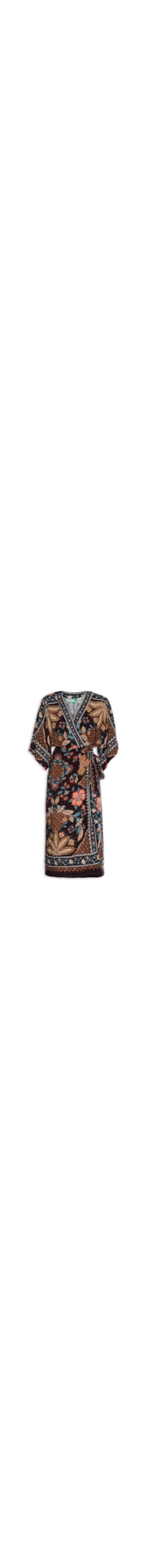 Vestido Kimono Amaral - Preto