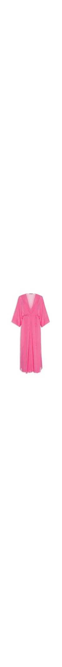 Vestido Kimono Shocking - Rosa
