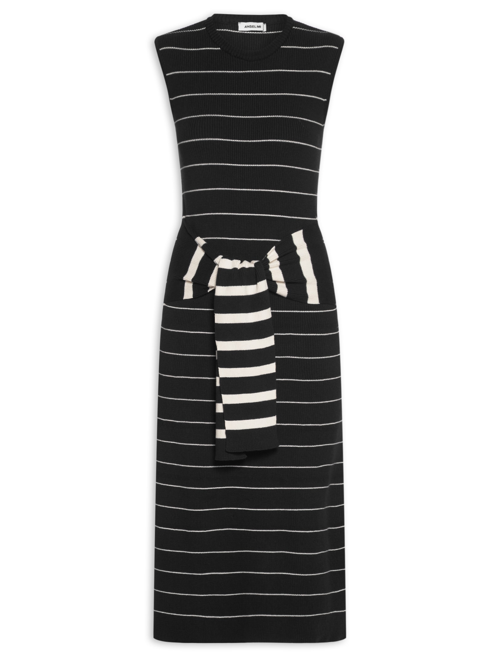Vestido Laço Navy Preto Anselmi