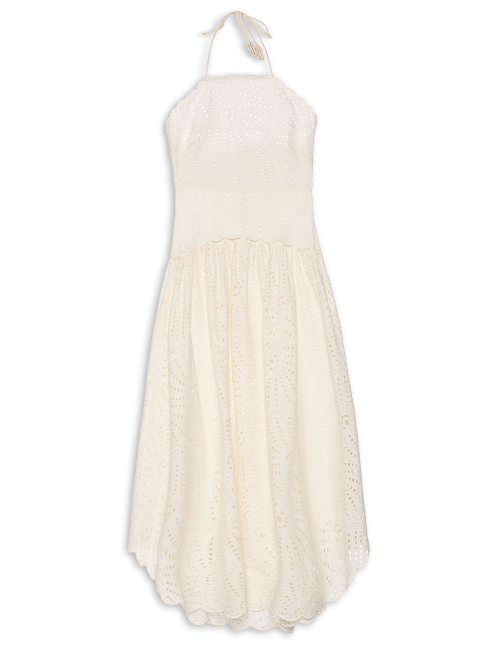 Vestido Laise Copacabana Off White Farm