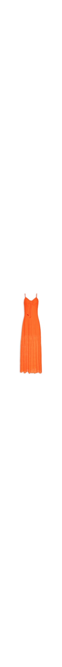 Vestido Laise Decote Costas - Laranja