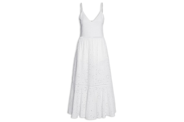 Vestido Laise Transparência - Branco