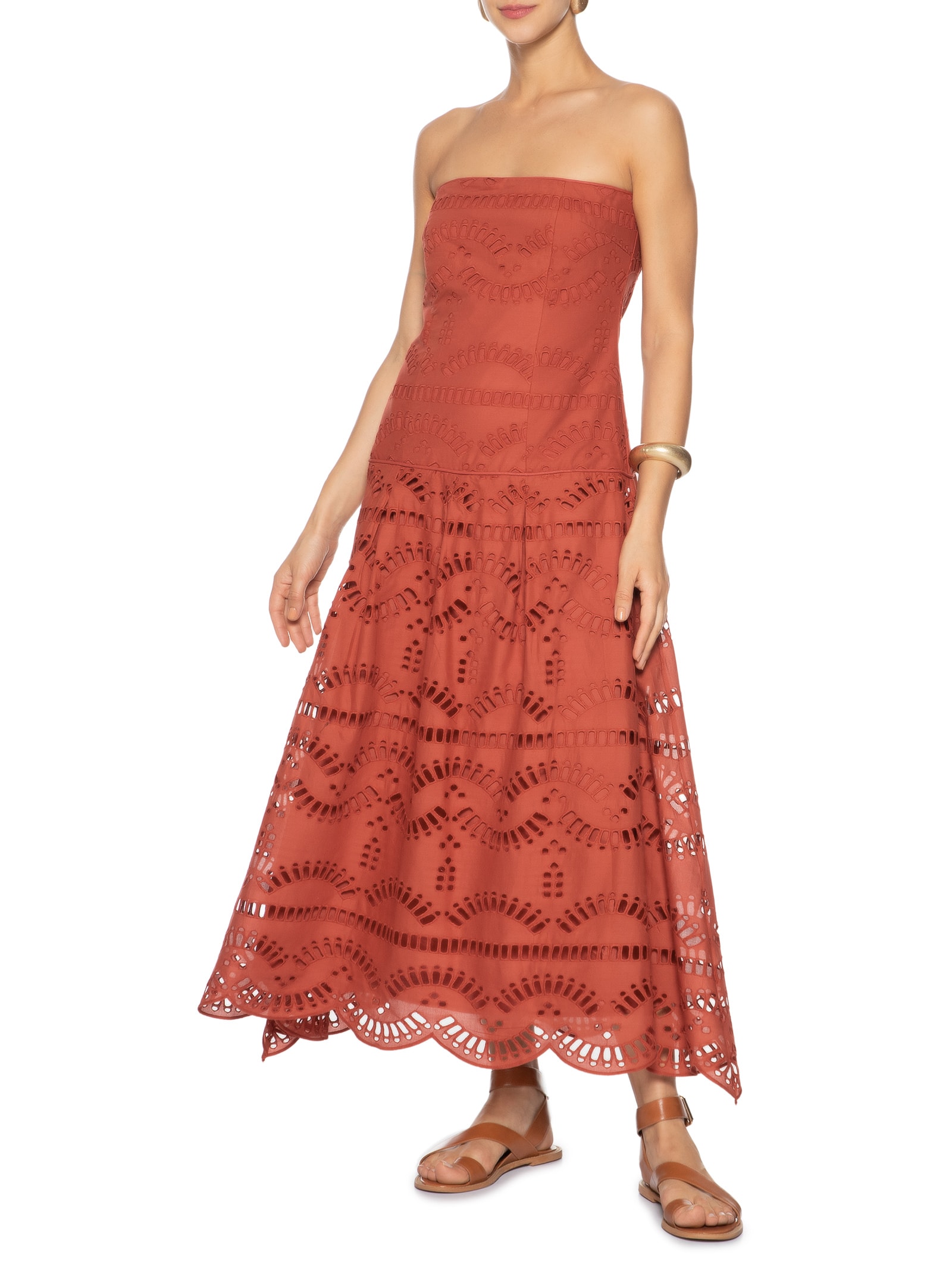 Vestido Laise Vermelho Animale