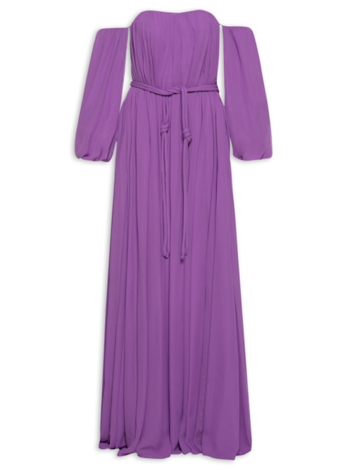 Vestido Lana - Roxo