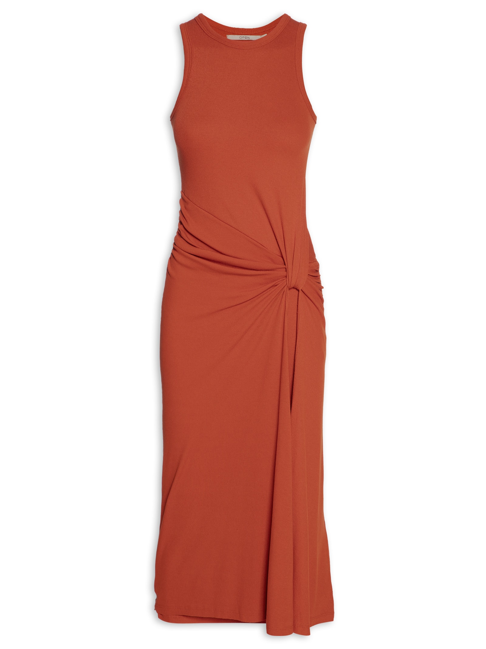 Vestido Laranja Open