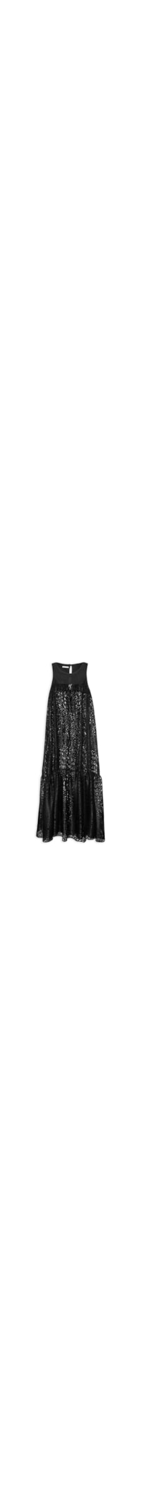 Vestido Leticia Longo - Preto